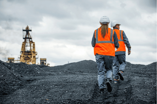 Coal mining workers